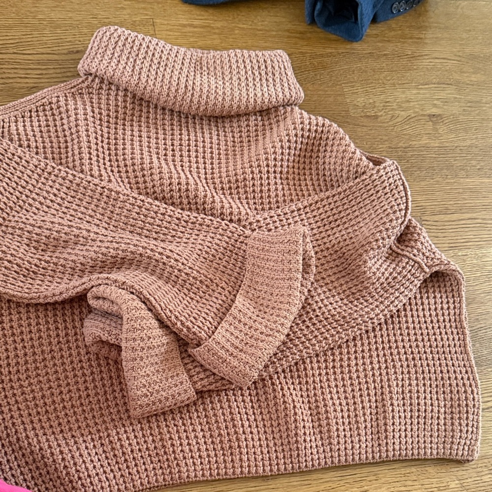 Free People Cowl Neck Sweater